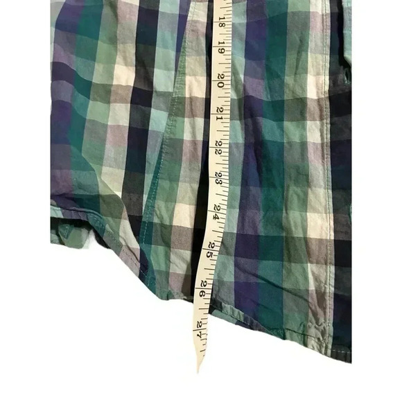 Columbia‎ PFG Size M/L Green Blue Plaid Vest - Picture 8 of 8
